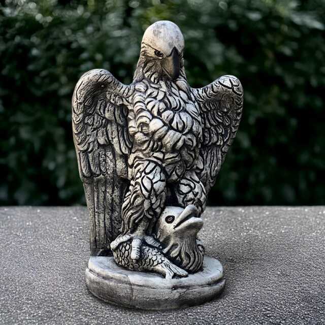 Large Eagle Statue Concrete Bird Of Prey Sculpture Cement Predator Decoration Handmade Ornament Eagle Lover Gift Garden Figurine - image 1