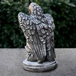 Large Eagle Statue Concrete Bird Of Prey Sculpture Cement Predator Decoration Handmade Ornament Eagle Lover Gift Garden Figurine - thumbnail 4