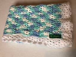 White Blue & Team Baby Blanket