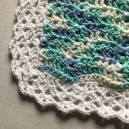 White Blue & Team Baby Blanket - thumbnail 4
