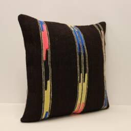 Vintage Kilim Pillow Covers Boho Big Pillow 20x20 Bohemian Cushion Vintage Pillows Sofa 4Ef-360 - thumbnail 2
