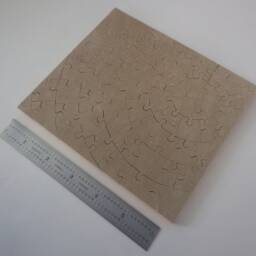 Suede & Mahogany Hand-Cut Wooden Jigsaw Puzzle - thumbnail 4