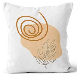Abstract Modern Design Pillow Case/Decorative Garden Cushion Cover/Pastel Colors Home, Garden Decoration/Sofa Flower, Leaf, Twig - thumbnail 2