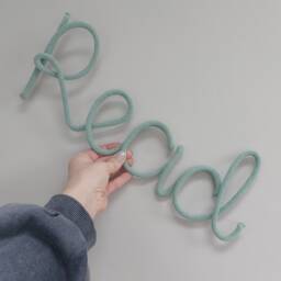 Read Wire Word Sign Nursery & Playroom Wall Art - thumbnail 2