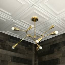 Elize Modern Geometric Sputnik 9 Cone Light Mid Century Industrial Chandelier - thumbnail 2