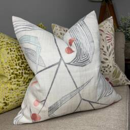 Decorative Pillow Cover, Entity Fabric By Harlequin Seaglass Modern Scatter Cushion Cover - Pillow Double Sided Viscose/Linen - thumbnail 1