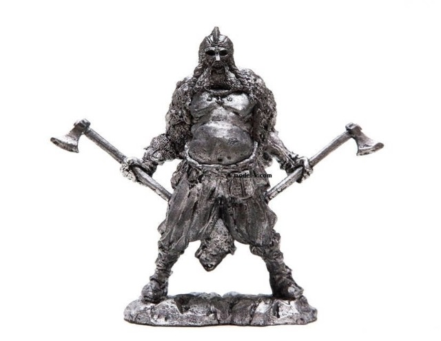 Tin 54mm Berserk Ix-x Cent. 132 Scale Metal Figure - image 1