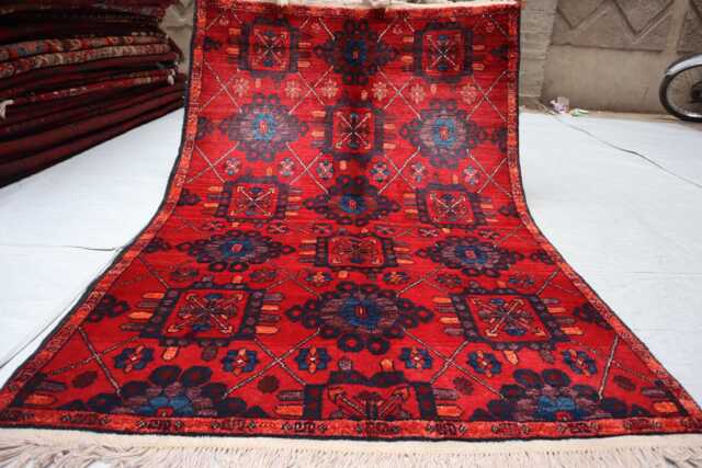 3x5 Ft Bukhara New Afghan Rug, Handmade Geometric Genuine Oriental Khal Mohammedi Area Turkmen Livingroom D??cor Rug - image 1