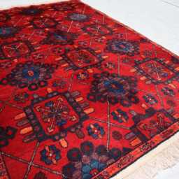 3x5 Ft Bukhara New Afghan Rug, Handmade Geometric Genuine Oriental Khal Mohammedi Area Turkmen Livingroom D??cor Rug - thumbnail 3