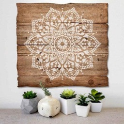 Passion Mandala Stencil For Walls - Mandala Wall Stencil Large Wall For Painting On Wood Better Than Decals - thumbnail 2
