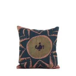 "Set Of 5 Pcs, Suzani Pillow Cover, Uzbek Pillow, 12.20"" X 12.80" - thumbnail 3