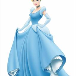 Glass Slipper Princess - 800mm - Wall Sticker - thumbnail 2