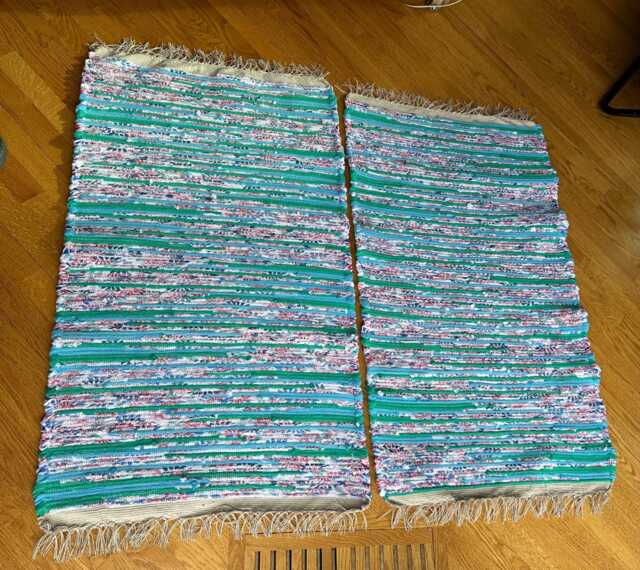 Multi Color Rug, Blues & Pinks Kitchen, Bedroom, Bathroom, Living Room Entry Way, Accent, Area Runner 3 Rugs Available For Sale - image 1