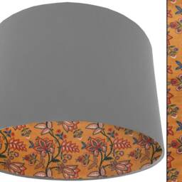 UK Handmade Leaf Lampshade, Country D??cor Light Shade, Table Lamp Ceiling Orange Inspired Oriental Home - thumbnail 3