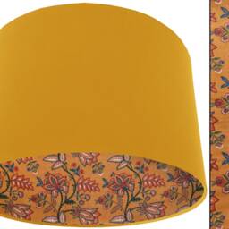 UK Handmade Leaf Lampshade, Country D??cor Light Shade, Table Lamp Ceiling Orange Inspired Oriental Home - thumbnail 2