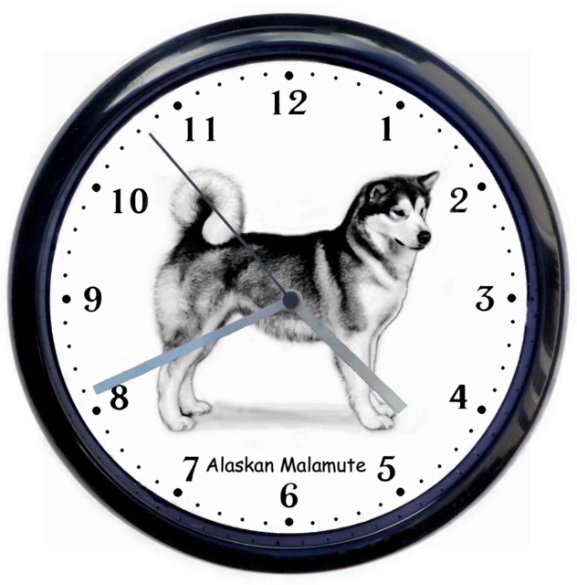 Personalised Car Motorcycle Portrait Pet Large 10Inch Silver Wall Clock - image 1