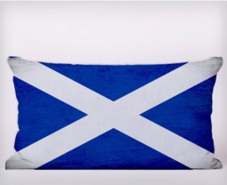 British Scottish Scotland Flag - Cushion Cover Case Or Stuffed With Insert - thumbnail 1