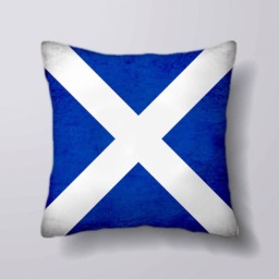 British Scottish Scotland Flag - Cushion Cover Case Or Stuffed With Insert - thumbnail 2