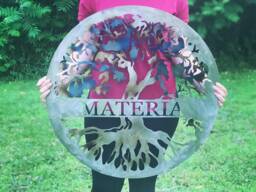 Personalized Metal Tree Of Life - Wall Hanging Last Name Decor Of Front Porch Sign - thumbnail 1