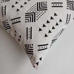 Moroccan Velvet Cushion Cover, Handmade Brocade White Pillow Case, Decorative 20''x20''/50x50 cm - thumbnail 3