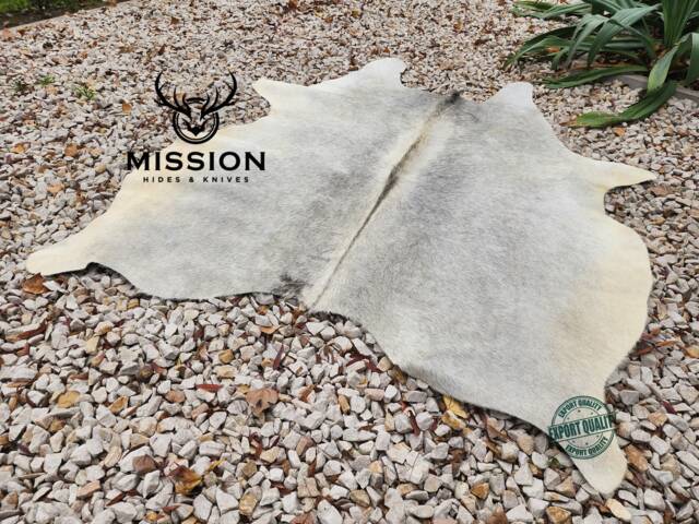 Gray Cowhide Rug Medium Kuhfell Teppich Cow Hide - image 1
