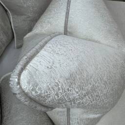 Luxury Cushion Cover, Pillow Scatter Piped Cushions, Pillow, Cushion, Throw Pillows, Blake Ivory - Grey - thumbnail 4