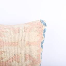 Handwoven Turkish Kilim Pillow Cover Boho Home Decor - 18x18 - thumbnail 3