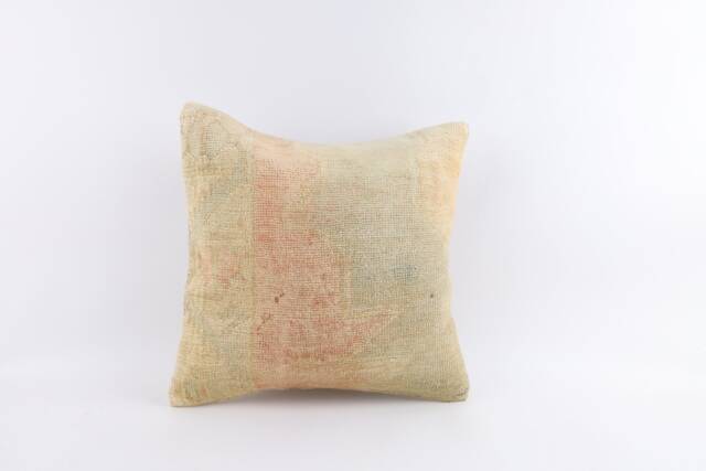 Handwoven Turkish Kilim Pillow Cover Boho Home Decor - 18x18 - image 1