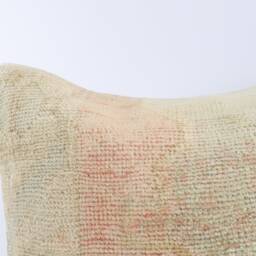 Handwoven Turkish Kilim Pillow Cover Boho Home Decor - 18x18 - thumbnail 3