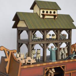 Wood Noah's Ark Handmade - thumbnail 3