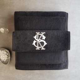 Personalized Egyptian Cotton Bath Towels - Heavyweight Italian Terry, Custom Monogram Embroidery - thumbnail 1
