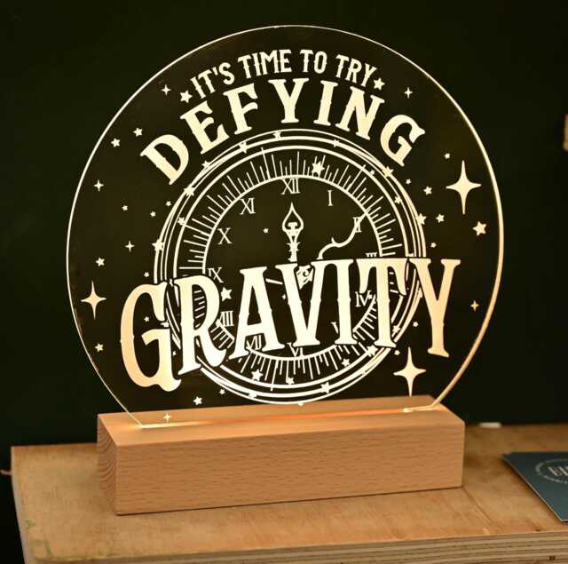 Defying Gravity Led Night Light Wicked Inspired Teen Room Decor - image 1