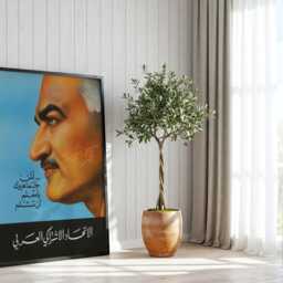 Gamal Abdel Nasser Poster Vintage Egyptian Arab Socialist Union Political Wall Art - thumbnail 3