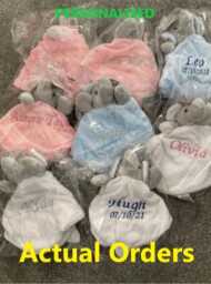 Personalised Embroidered Comforter - Custom Name Baby Shower Gift Newborn Keepsake Present - thumbnail 2