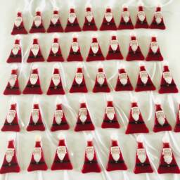 Fused Glass Santa Claus Christmas Tree Decoration, Decoration Gift - thumbnail 3