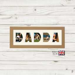 Dadda Photo Frame Word Name Special Gift Father's Day 1246 By Photos in A Word - thumbnail 1