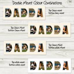 Dadda Photo Frame Word Name Special Gift Father's Day 1246 By Photos in A Word - thumbnail 2