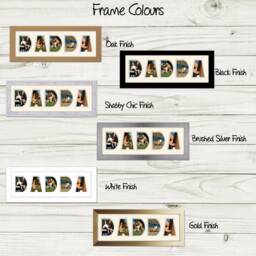 Dadda Photo Frame Word Name Special Gift Father's Day 1246 By Photos in A Word - thumbnail 3