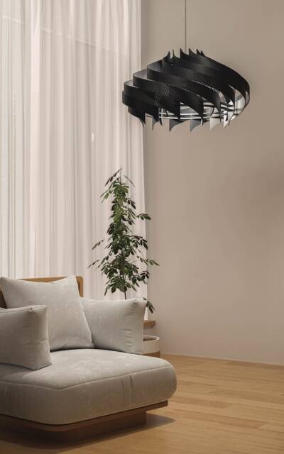Birch Plywood Pendant Light - Modern Wood Chandelier, The Circus 600 - image 1