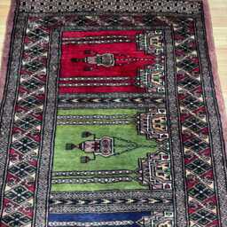 2x4 Multicolor Bokhara Rug - 0.60x1.20 Bedroom Luxury Area Turkish Fine Quality Afghan - thumbnail 3