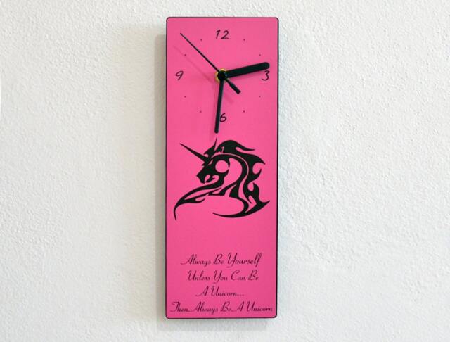 Always Be Yourself Unless You Can A Unicorn, Then Unicorn - Wall Clock - image 1