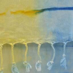 Batik Towel, Turkish Peshtemal, 38''x65 - thumbnail 3