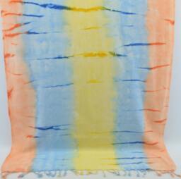 Batik Towel, Turkish Peshtemal, 38''x65 - thumbnail 1