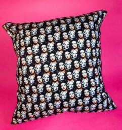 Covers Only Whatever Happened To Baby Jane Illustrated Handmade Cushion - thumbnail 1