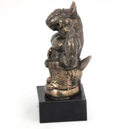 Bull Terrier - Strongman, Dog Marble Statue, Limited Edition, Artdog. Made Of Cold Cast Bronze. Perfect Gift. Limited Edition - thumbnail 3