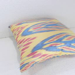 Hand Dyed Ikat Pillow Cover - thumbnail 3