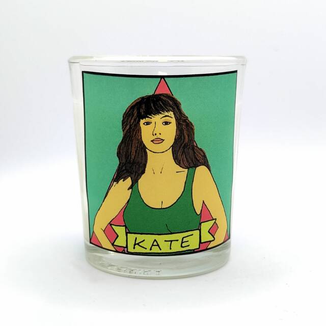 Kate Bush Glass Votive Candle // Lgbtq Altar - image 1