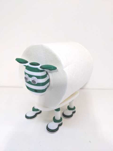 Celtic Fc Sheep Toilet Roll Holder - Funny Football Gift For Him Or Her, Quirky Bathroom Decor Novelty Bhoys Soccer Fan Present - image 1