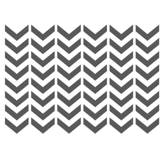 Chevron Stencils Template -Small Scale - For Crafting Furniture Diy Wall Decor #2 - image 1