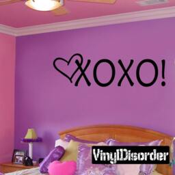 xoxo - Vinyl Wall Decal Quotes Sticker Hd051Et - thumbnail 1
